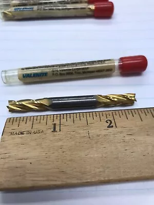 $13 • Buy 1 Pc.  15/64 4 FLUTE DE STUB CARBIDE CC END MILL W/TIN COATING. USA (loc A9)