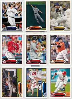 2012 Topps Baseball Cards Complete Your Set U-Pick #251-500 NM FREE SHIPPING!! • $1.25