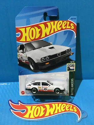 2023 Hot Wheels New Model Q Case Alfa Romeo Gtv6 3.0 Retro Racers #185 White • $7.74