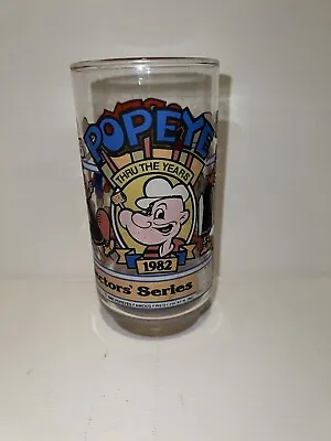 Nice Vintage 1982 Popeye 10th Anniversary Collectors Series Glass Olive Oil • $13.25