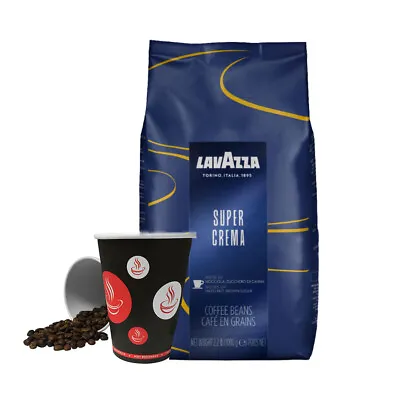 Lavazza Super Crema Coffee Beans 1 -18 X 1kg Optional • £27.49