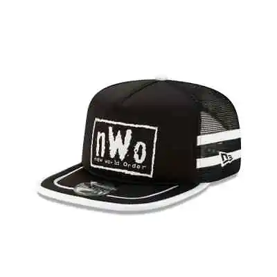 New Era Hat NWO New World Order WWE The Golfer Foam Rucker SnapBack Black White • $49