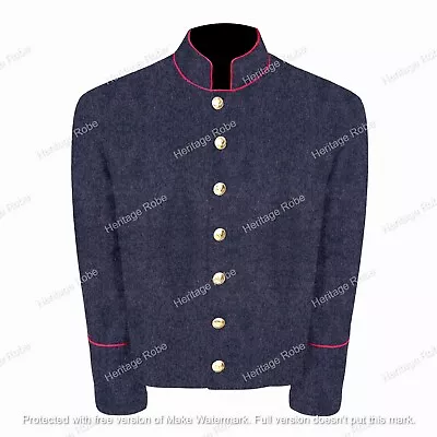 US CS Civil War Richmond Gey Shell Jacket With All Color PIPING Trim All Sizes ! • $112.05