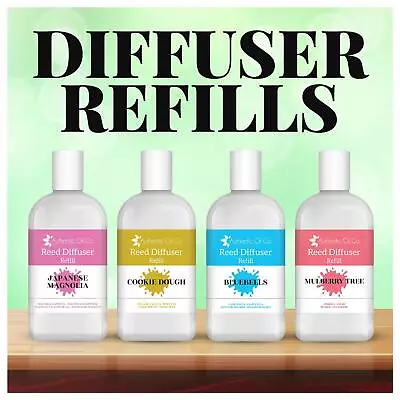 Reed Diffuser Oil Refill Large Range Of Scents Home Office Fragrance 50ml • £4.99