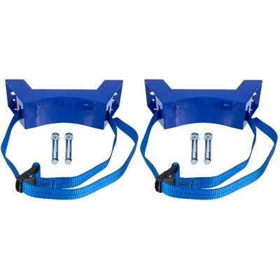 £24.13 • Buy  2 Sets Dry Fire Extinguisher Holder Carbon Wall- Mounted Gas Cylinder Bracket