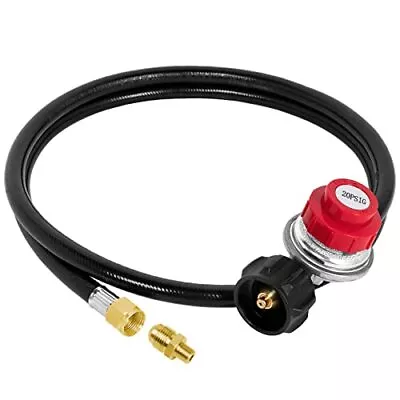 020 Psi Adjustable Propane Regulator With Hose 5ft Perfect For Turkey Fryer Gr • $30.68