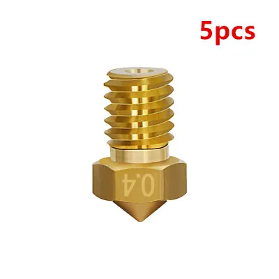 5Pcs Printer Parts 0.4mm Extruder Nozzle For JGMAKER A3S A5 A5S Magic 3D Printer • $8