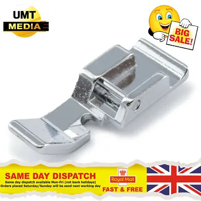 £2.85 • Buy ZIPPER FOOT Narrow (Right) - For Domestic Sewing Machines Snap On Stitch Presser
