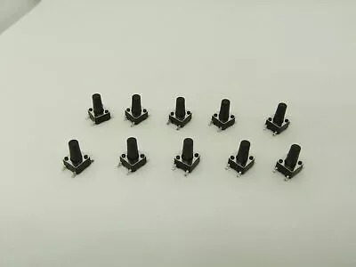 10x Pack Lot 6x6x10 Mm Push Touch Tactile Momentary Micro Button Switch SMD 4Pin • $10.65