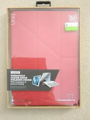 £3.99 • Buy Ipad Pro 9.7 Versatile Clear Back Folding Stand Red	 By Uniqcreation