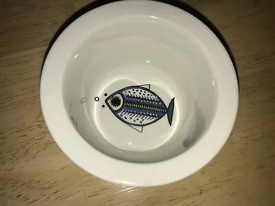 Vintage Villeroy & Boch Blue/Yellow Fish Viking 3 3/8  Ramekin Dish Retired • $4.99