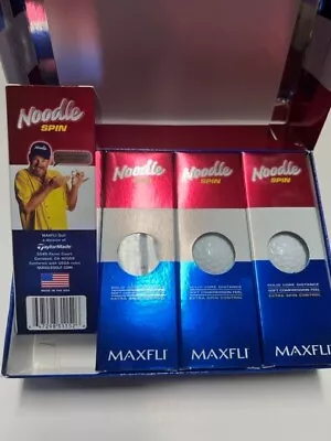 Maxfli Noodle Spin Golf Balls-1 NIB Dozen • $15