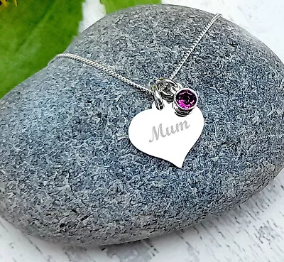 Something Silver Mum Gifts Personalised Necklace For Women • £22.99