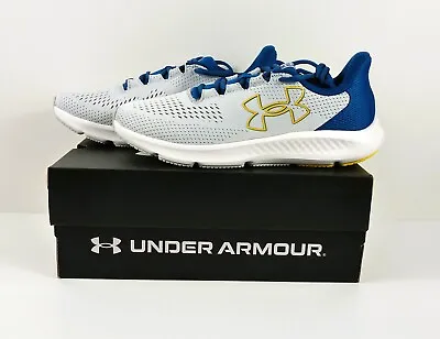 Under Armour Men's Charged Pursuit 3 Big Logo Running Shoes Halo Gray Size 7 • $49.99