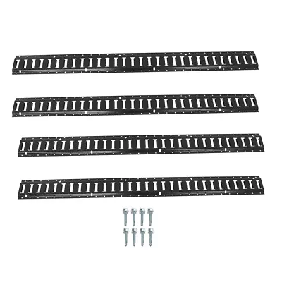 For Cargo On Pickups Trucks Trailers Vans 4 Pack 5' E Track Tie Down Rail Kit • $86.20