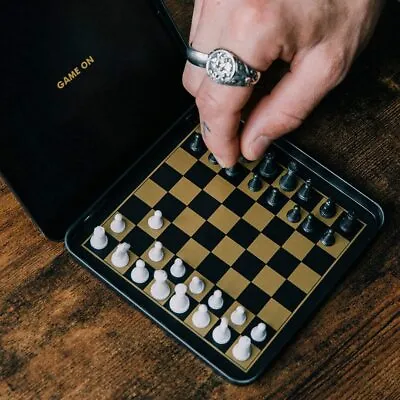 Travel Chess Set | Magnetic Traveling Mini Chess From Iron And Glory - Fast &... • £14.99