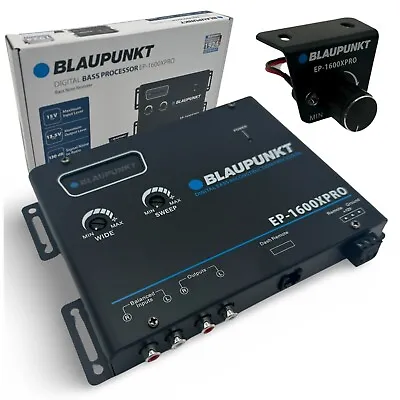 BLAUPUNKT EP1600-PRO In Design Car Audio Digital Bass Restorer Processor New • $59.99