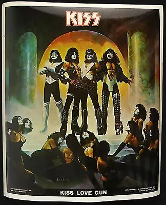 1977 Kiss Love Gun Putons Gene Simmons Peter Criss Ace Frehley Paul Stanley 8x10 • £14.25