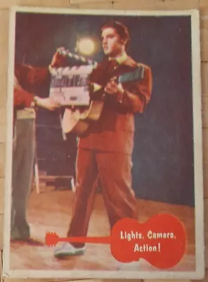 AB And C Card UK Elvis  Lights Camera Action Blank Reverse • $6.30
