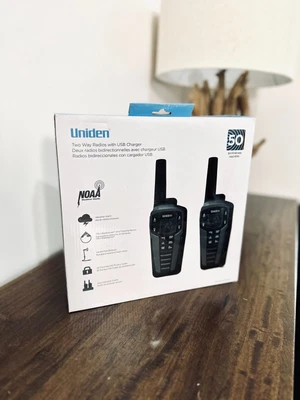 $170 • Buy Uniden 2-way Radio 80km Long Range Handsfree Waterproof Wirelress Charger