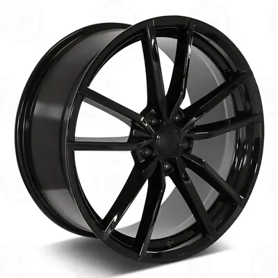 18  Gloss Black Wheels Fits Volkswagen GTI Golf Jetta Passat • $880