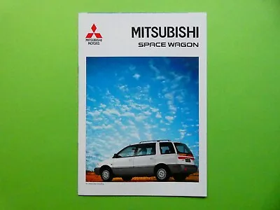 Brochure / Catalogue / Brochure Mitsubishi Space Wagon 10/91 • $2.12