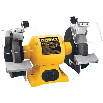 DeWalt DW758 8 In. Wheel 3/4 HP 3600 RPM Bench Grinder Yellow/Black New • $157.42