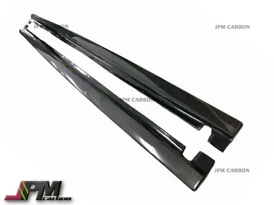 For 01-06 BMW E46 M3 Coupe Only JPM R1 Style Carbon Fiber Side Skirts Add-On Lip • $399