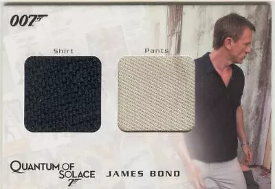 James Bond Archives 2009 Relic / Costume Card QC22 James Bond • £34.99