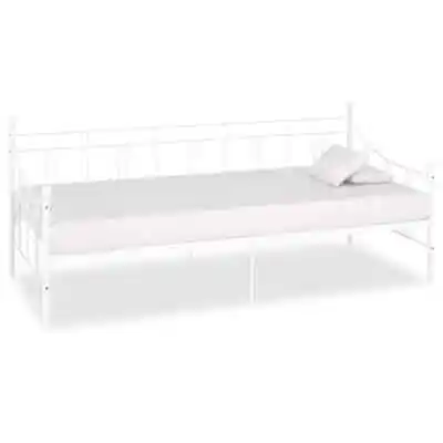 Daybed Frame White Metal 90x200  N4V2 • £208.99