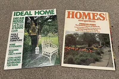 Ideal Home 1971 And Homes And Gardens 1979 Vintage Magazines • £0.99