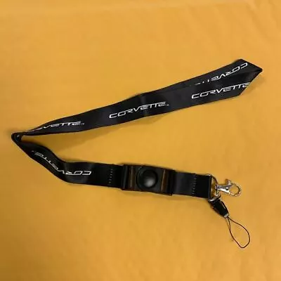 Nylon 21  Black Lanyard Key Holder Keychain For Chevrolet Corvette C6 C5 Z06 • $5.09