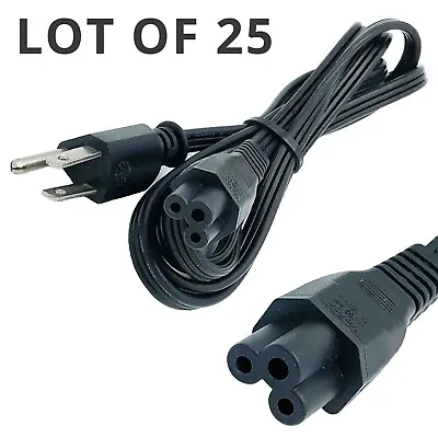 LOT OF 25 3-PRONG Only Branded AC Power Cable Cord Dell PA-12 PA-3E PA-2E 2JVNJ • $38.70