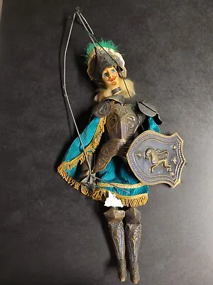 Vintage Italian Sicilian Knight String Puppet Antique Marionette Handmade... • $57.99
