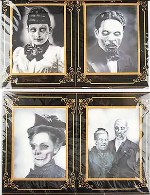 😱4x Holographic 3D Horror Photo Frames Halloween Lenticular Haunted Picture UK • £3.15