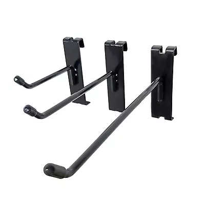 Gridwall Single Hooks - Black Prongs Arm Pins For Shop Retail (J26BLK+) • £10.79