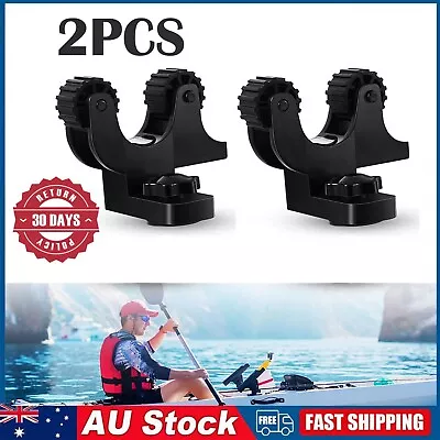 2PCS Kayak Paddle Holder Canoe Paddle Rack Track Mount Accessories/Fishing Rack • $25.99