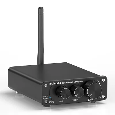 Fosi Audio BT10A Bluetooth 5.0 Stereo Audio Amplifier Receiver 2 Channel Class D • $41.99