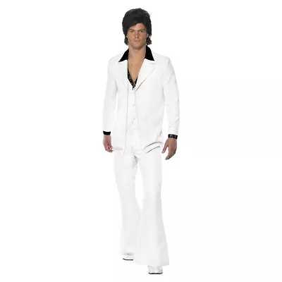 Leisure Suit Adult 70s Disco Costume Halloween Fancy Dress • $31.08