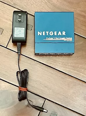 NETGEAR Switch Gigabit Ethernet Mini 5 Port  ProSafe G5105 V4 AC ADAPTER • $16.90