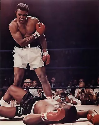 New Muhammad Ali Vs Sonny Liston Knockout Boxing Sport Wall Photo Print Poster • $19.45