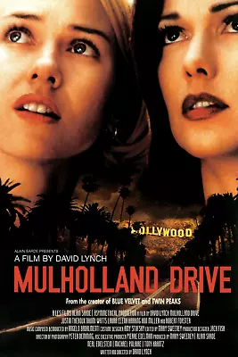 Mulholland Drive Movie Naomi Watts Laura Harring Poster • $20