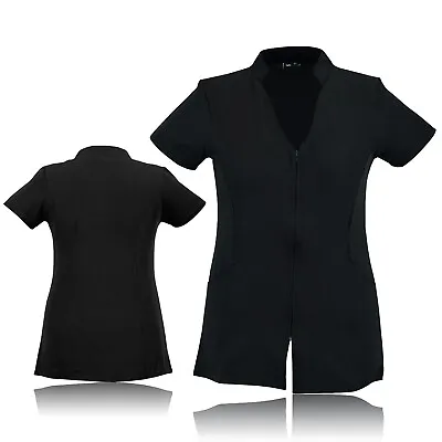 Beauty Tunic WorkWear Hairdressing Massage Spa Therapist Salon Spa Nail Uniform • $17.41