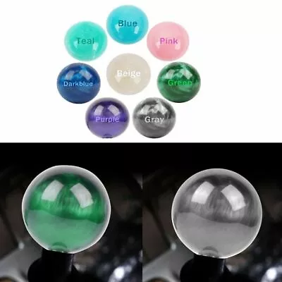 JDM Pearl Round Ball Manual Gear Stick Shift Knob Lever Shifter Universal • $14.88