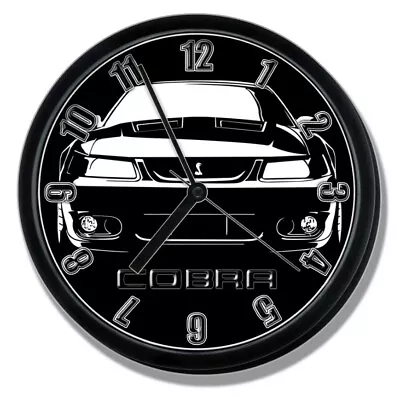 Mustang Cobra SVT Terminator Black Wall Clock NEW • $23.49