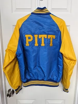 Vintage MVP Pittsburgh Pitt Panthers NCAA College Football Jacket Large RARE • $199.90