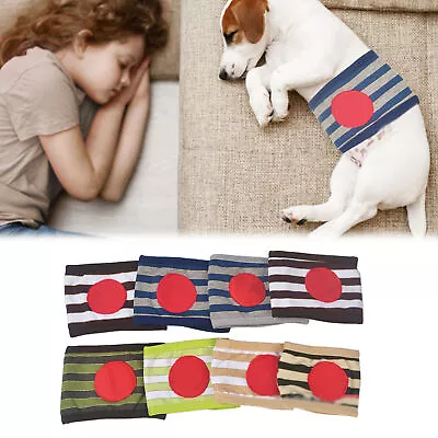 New 5 Sizes Cotton Dog Diapers Wrap Male Dog Belly Band Diapers For Pee Training • $8.12