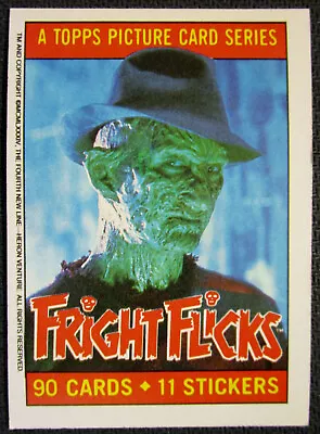 FRIGHT FLICKS - 1988 TOPPS - YOU PICK - #1-90 And STICKERS • $0.99