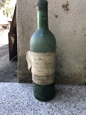 1941 Chateau Yquem. No Mouton Petrus Krug Romanee Conti La Tache Bottle • £857.31