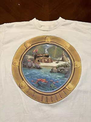 Vintage S.S. Uncola  7-Up Cruise-UN For Treasure 1993 Men’s Large T-Shirt White • $15.29